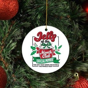 Jelly Of The Month Club Ornament Ce ramic Christmas Tree Ornament